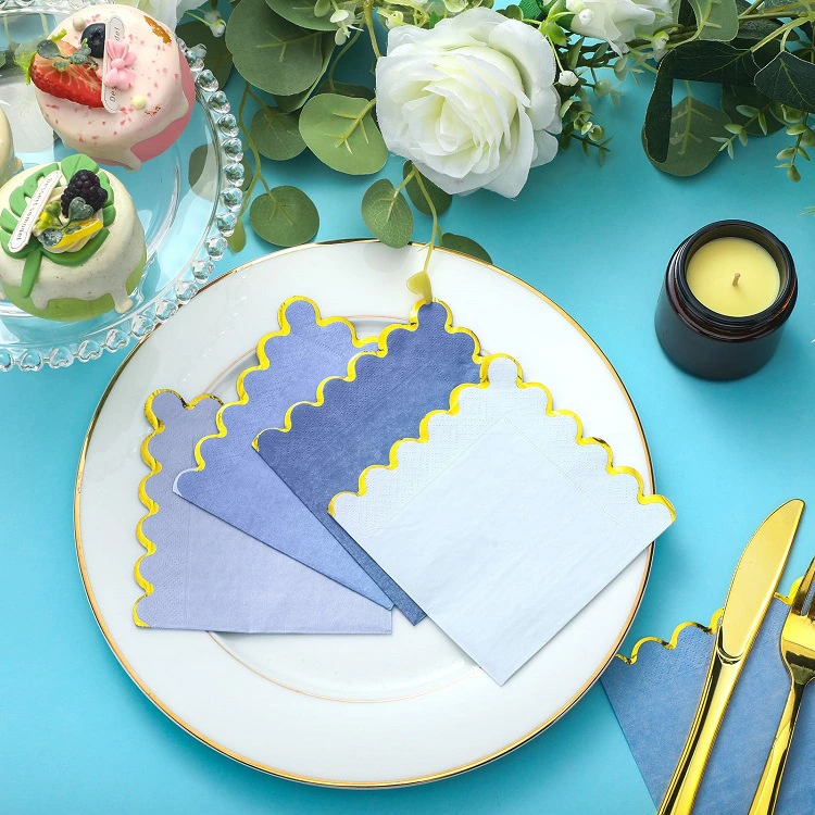 Tovaglioli dalla forma speciale stampati a colori, una rivoluzione visiva sulla tavola da pranzo